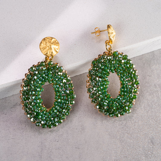 Grüne Sommercreolen