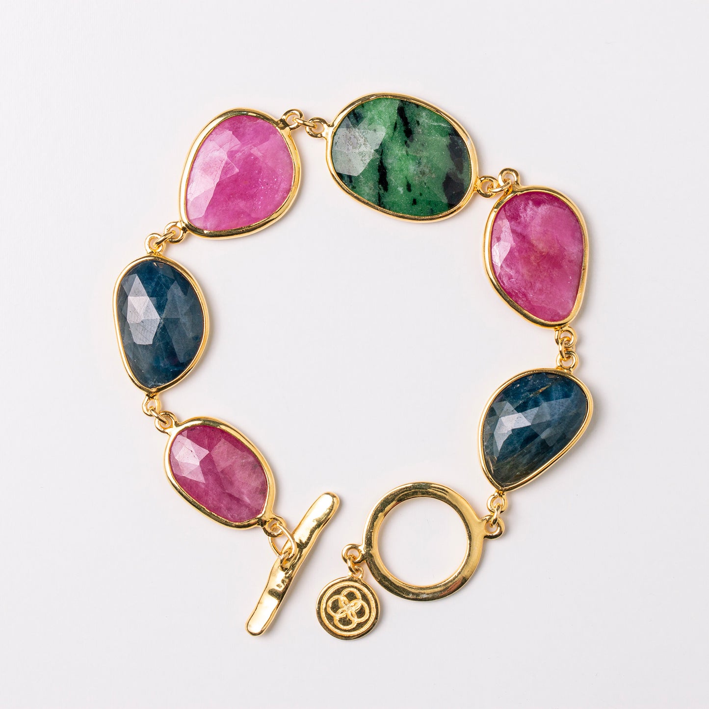 Multicolour Achat Armband