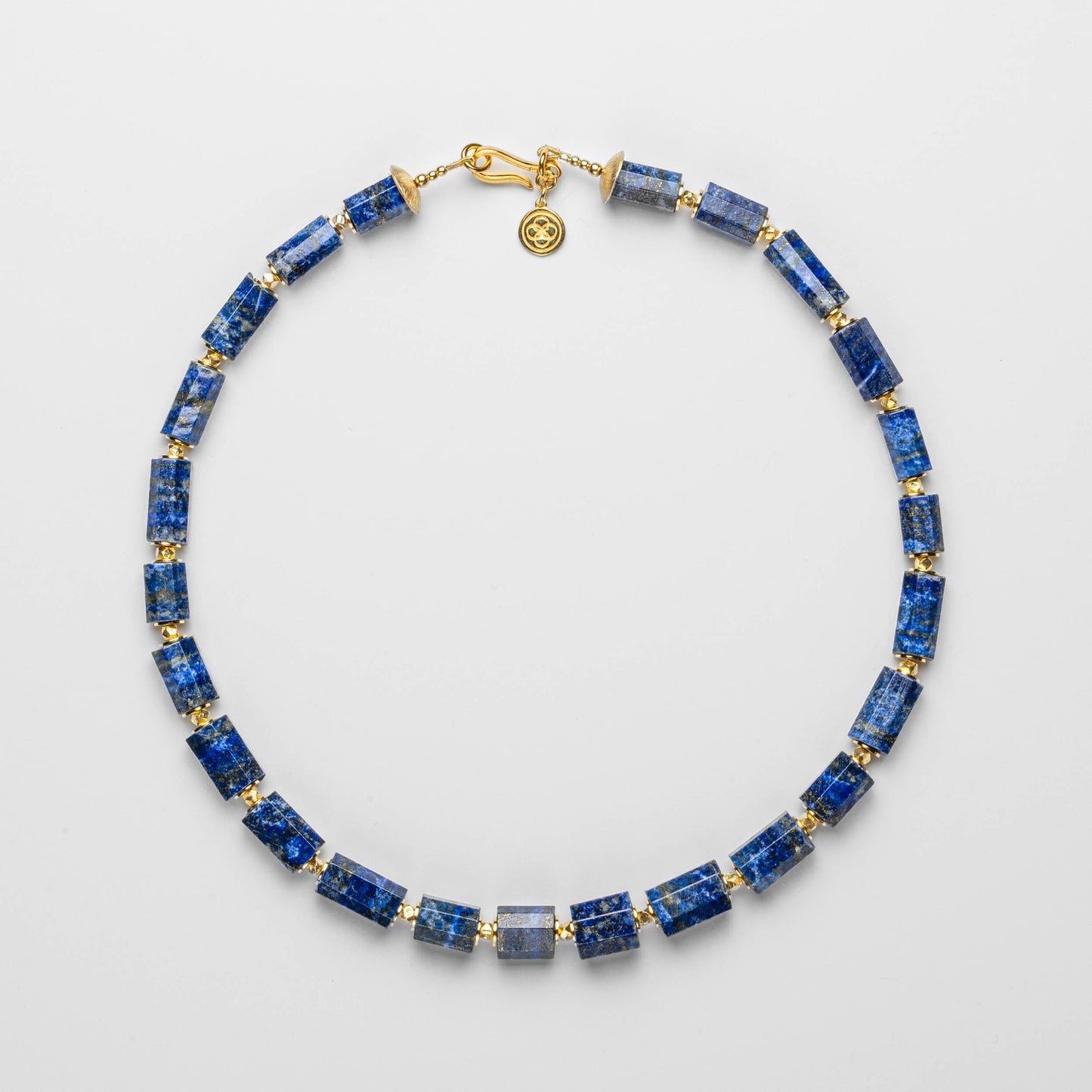 Lapislazuli Zylinder Collier